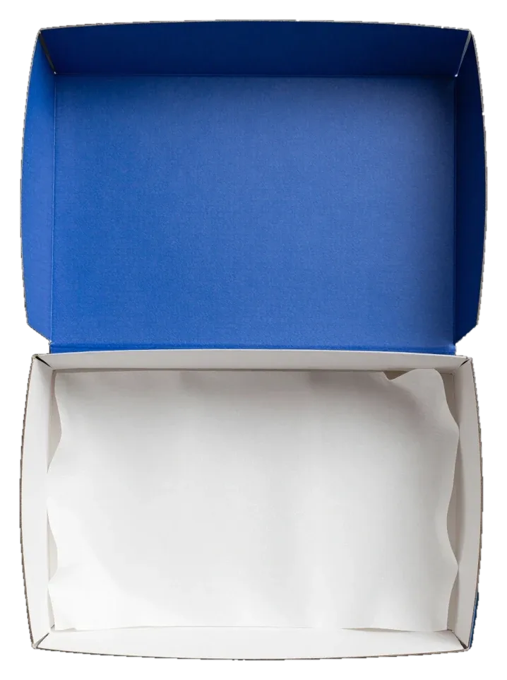 An open chilled delivery box