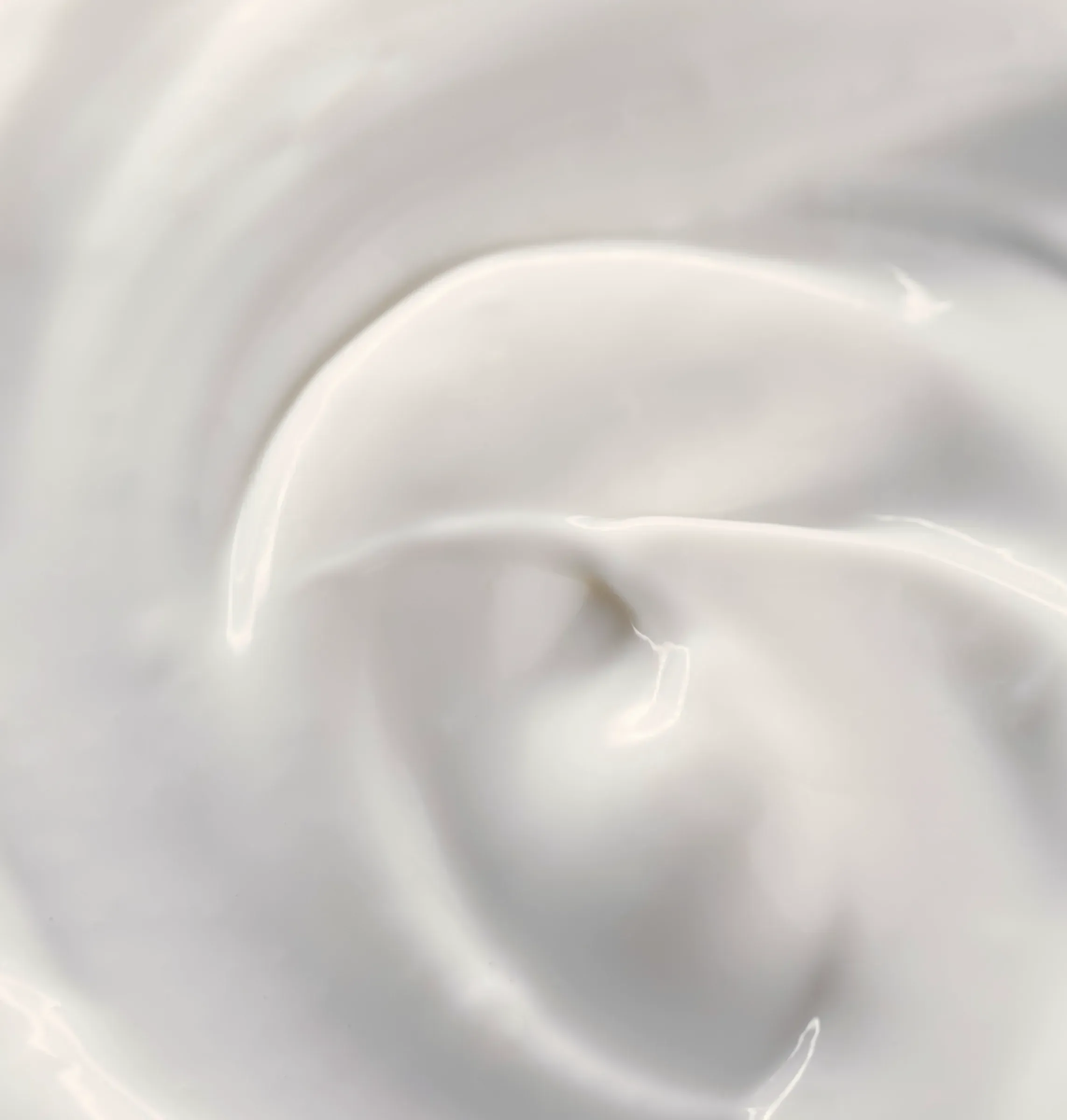 Soft whipped cream, close up
