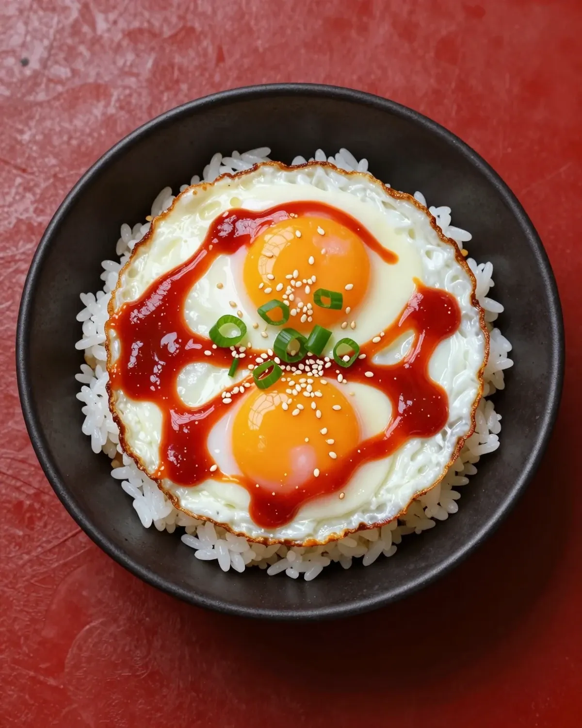Eggs with JANG! sauce
