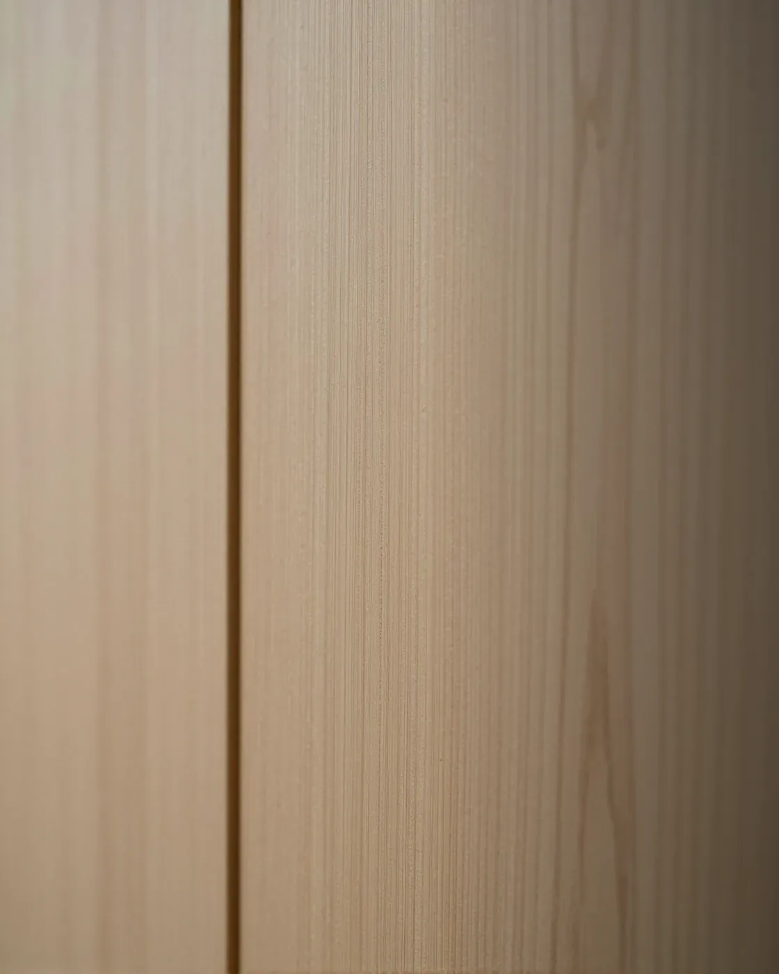 Oak sample: rift-sawn white oak, oiled, never lacquered