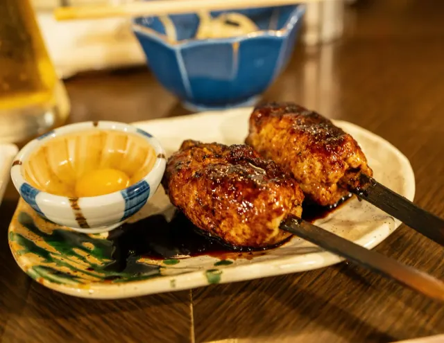 Tsukune, as served at the counter